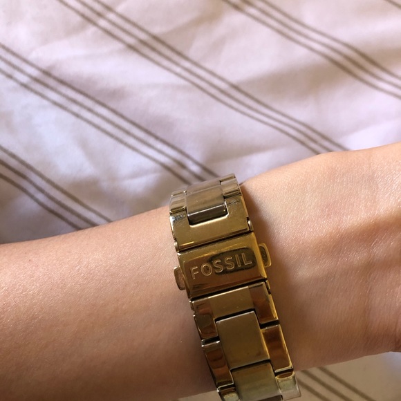 Fossil Gold-Tone Stainless Steel Watch - Picture 5 of 5